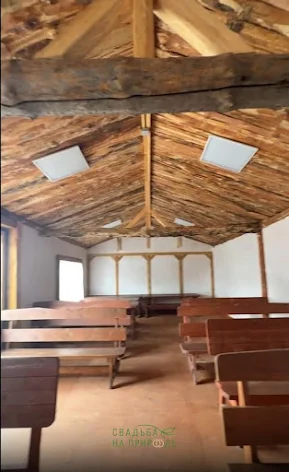 Фото №1 зала Квест-территория деревянный комплекс