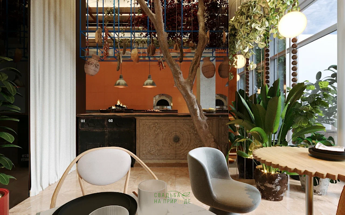 Фото №3 зала Зал «Кальянный» 