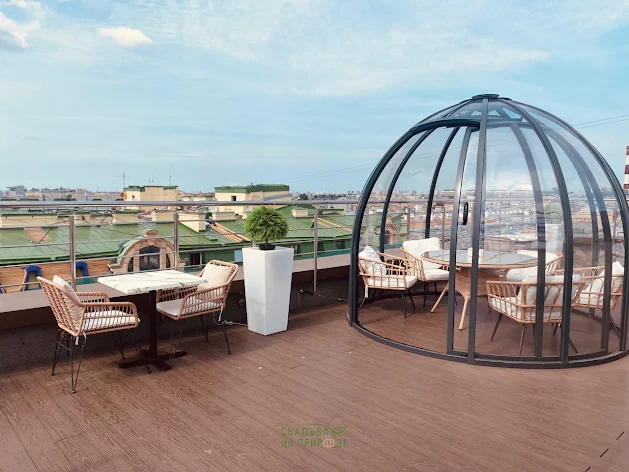 Фото №4 зала Терраса «Небо на крыше» 