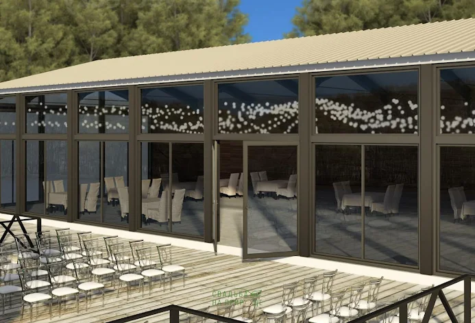 Фото №2 зала Стеклянная веранда