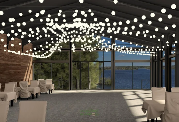 Фото №1 зала Стеклянная веранда