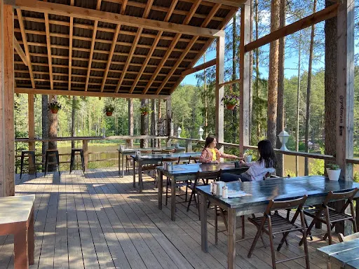 Ресторан flank grill&bbq и терраса для свадьбы